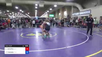 122 lbs Cons 16 #1 - Lilyana Lamothe, White River Hornets Wrestling Club vs Talea Nichols, Team Idaho Wrestling Club