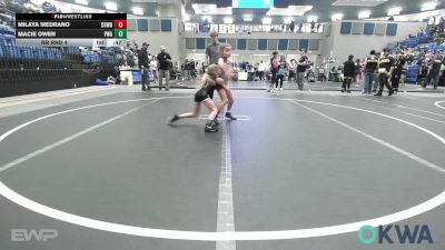 47-51 lbs Rr Rnd 4 - Milaya Medrano, Cowboy Wrestling Club vs Macie Owen, Perry Wrestling Academy