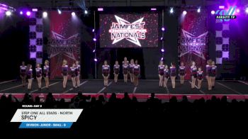 Step One All Stars - North - Spicy [2025 L2 Junior - Small - B Day 2] 2025 JAMfest Cheer Super Nationals