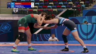 61 kg Qualif. - Andrea Niseva, Bulgaria vs Ana Tsereteli, Georgia