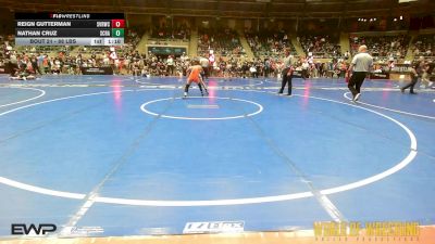 88 lbs Round Of 32 - Reign Gutterman, Steel Valley Renegades vs Nathan Cruz, Scrap Yard Training