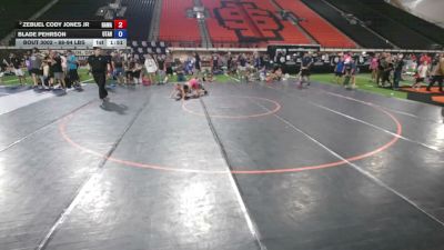 88-94 lbs Champ. Round 1 - Zebuel Cody Jones Jr, Hawaii vs Blade Pehrson, Utah