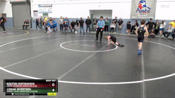 82 lbs Cons. Semi - Kolton Svetkovich, Arctic Warriors Wrestling Club vs Logan Sivertsen, Juneau Youth Wrestling Club Inc.