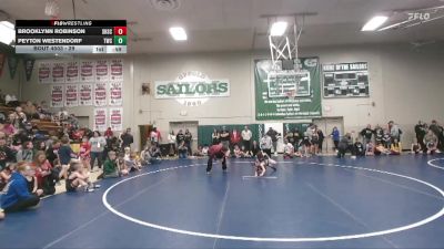 29 lbs Round 1 - Peyton Westendorf, TWC vs Brooklynn Robinson, South Hardin Storm Chasers