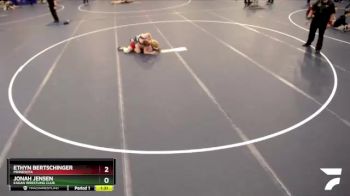 152 lbs Quarterfinal - Ethyn Bertschinger, Minnesota vs Jonah Jensen, Eagan Wrestling Club