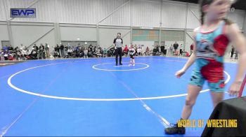 65 lbs Rr Rnd 1 - Lyncoln Myers, Sisters On The Mat Purple vs Alaina Petro, Untouchables Girls Teal