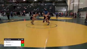 152 lbs Semifinal - Vince Beeson, Pomona Elite vs Zach Winslow, Lewis Central Titans