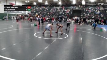 138 lbs Cons. Round 2 - Josiah Martinez, Las Animas vs Liam Amendt, Sedgwick County