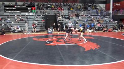 115 lbs Quarterfinal - Lexi Eaton, Muscatine vs Olivia McGivern, Bettendorf