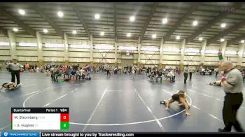 100 lbs Quarterfinal - Statlen Hughes, Total Domination vs Michael Stromberg, Top Of The Rock Wrestling Club