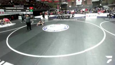 Cons. Round 4 - Christopher Qureshi, Orange County RTC vs Gabriel Dela Rosa, Monterey Peninsula Wrestling Club