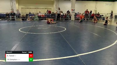 56-58 lbs Round 3 - Riley Compton, Big Orange Wrestling vs Adah Tweed, North Carolina