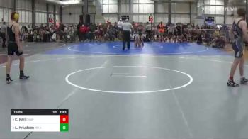 116 lbs Quarterfinal - Chase Bell, Chaparral Wrestling Club vs Luke Knudsen, MN All Stars