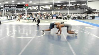 5 - 215 lbs Semifinal - Tijuan L Powell, Granby vs Zion Baskerville, William Fleming