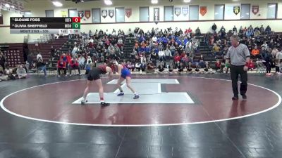 105 lbs 1st Place Match - Sloane Foss, Cedar Falls vs Olivia Sheffield, Decorah