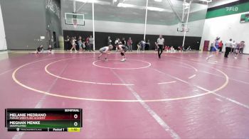 115 lbs Semifinal - Melanie Medrano, Purler Wrestling Academy vs Meghan Menke, Unaffiliated