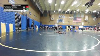 100lbs Quarterfinal - Vanessa Torres, Granger (Girls) vs Lanaia Selig, Bonney Lake (Girls)
