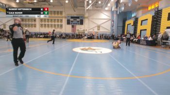 120 lbs Cons. Round 3 - Robert Ritterbeck, Newark Charter vs Cale Baker, Cape Henlopen H S