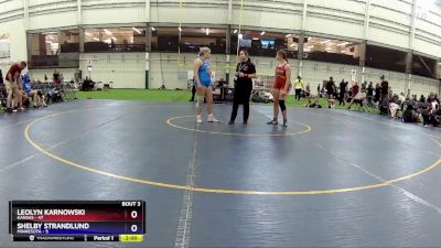 163 lbs Round 2 (4 Team) - Leolyn Karnowski, Kansas vs Shelby Strandlund, Minnesota