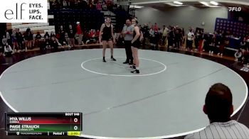 155 lbs. Quarterfinal - Mya Willis, Eureka vs Paige Strauch, North Kansas City