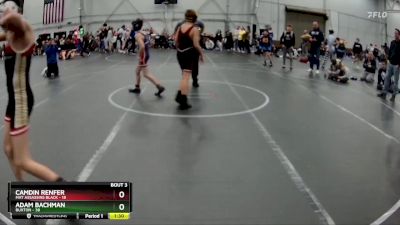 92 lbs Placement (4 Team) - Adam Bachman, Buxton vs Camdin Renfer, Mat Assassins Black