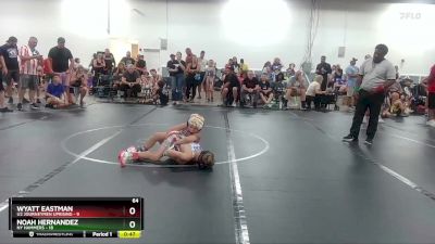 64 lbs Round 4 (6 Team) - Noah Hernandez, NY Hammers vs Wyatt Eastman, U2 Journeymen Uprising