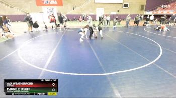 130 lbs Cons. Round 2 - Maggie Thielges, MATPAC Wrestling Club vs Ava Weatherford, Illinois