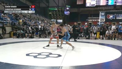 165 lbs Champ. Rd Of 128 - Coehn Weber, Illinois vs Christian Stoeber, California
