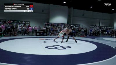 78 kg Cons. Semis - William Weisgerber, Big Cat Wrestling Club vs Donaco Watts, South Dakota