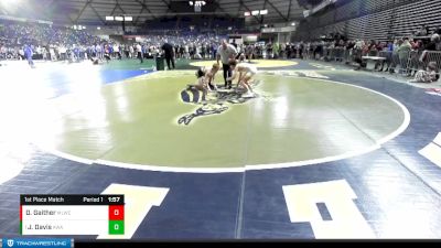 132 lbs 1st Place Match - Joseph Davis, Ascend Wrestling Academy vs Drayden Gaither, Moses Lake Wrestling Club