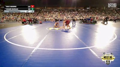 B3A-150 lbs Quarterfinal - Max Madrid, Lincoln Christian vs Kolbe Bargas, Vinita