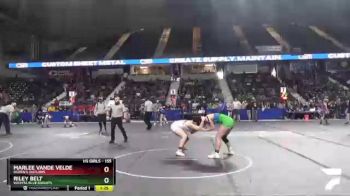 155 lbs Champ. Round 1 - Riley Belt, Wichita Blue Knights vs Marlee Vande Velde, Ogden`s Outlaws