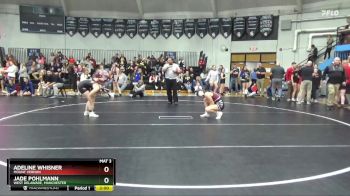 JV-7 lbs Round 3 - Adeline Whisner, Mount Vernon vs Jade Pohlmann, West Delaware, Manchester