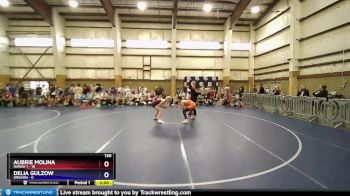 130 lbs Round 2 (3 Team) - Aubrie Molina, Hawaii 1 vs Delia Gulzow, Oregon