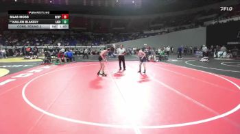 4A Boys 113 lbs Cons. Round 2 - Kallen Blakely, La Grande Boys vs Silas Moss, Newport Boys