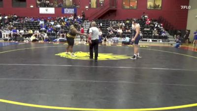 285 lbs Quarterfinal - Willie Cox, Montevallo vs Brady Comerford, Lincoln Memorial