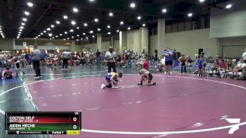 70 lbs Placement (16 Team) - Colton Self, BHWC/ Dirt Divers vs Aiden Meche, Team Misfits