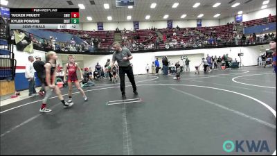 67 lbs Semifinal - Tucker Pruett, Smith Wrestling Academy vs Kyler Powers, Southern Oklahoma Wrestling Aca