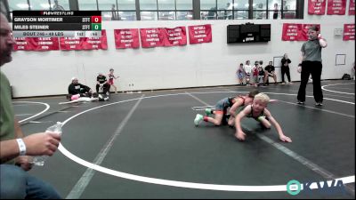 49 lbs 3rd Place - Grayson Mortimer, Standfast vs Miles Steiner, Standfast