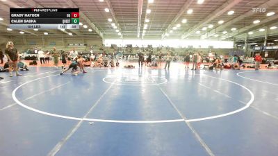 154 lbs Consi Of 4 - Grady Hayden, Ohio Gold vs Calen Saska, Quest School Of Wrestling MS