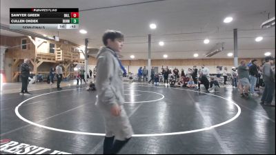 78 lbs Semifinal - Sawyer Green, Dallas vs Cullen Ondek, Dunmore