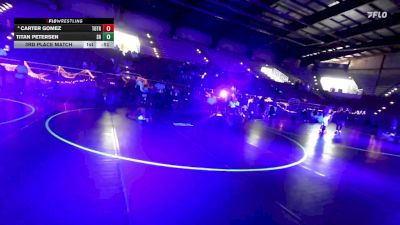 51-55 lbs 3rd Place Match - Titan Petersen, Shootbox Rigby vs Carter Gomez, Top Of The Rock