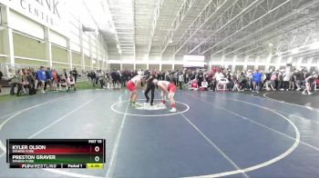 215 lbs Cons. Round 5 - Kyler Olson, Spanish Fork vs Preston Graver, Spanish Fork