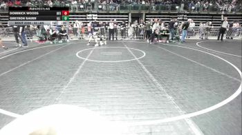 60 lbs 3rd Place - Dominick Woods, Bitetto Trained Wrestling vs Greyson Sauer, All I See Is Gold Academy