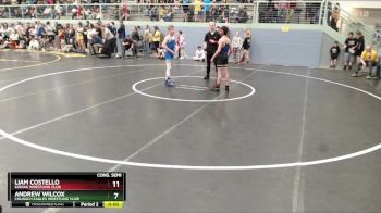 98 lbs Cons. Semi - Liam Costello, Kodiak Wrestling Club vs Andrew Wilcox, Chugach Eagles Wrestling Club