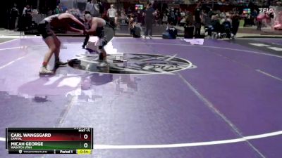 157 lbs Cons. Round 1 - Carl Wangsgard, Capital vs Micah George, Wasatch Utah