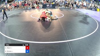 113 lbs Cons 16 #1 - Cooper Merli, NY vs Kiyan Simon, AL