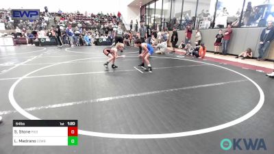 64 lbs Rr Rnd 2 - Slade Stone, Piedmont vs Liam Medrano, Cowboy Wrestling Club