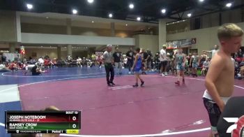 110 lbs Round 4 (6 Team) - Ramsey Crow, Gulf Coast WC vs Joseph Noteboom, Alabama Elite Gold