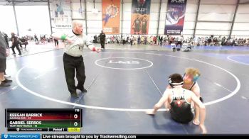 115 lbs Rd# 8- 12:30pm Saturday Final Pool - Gabriel Serros, Team New Mexico vs Keegan Barrick, Nauman Red